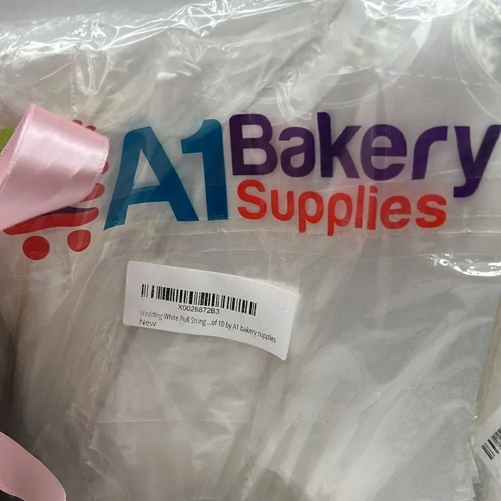 Bundle of Wedding supplies frames bags aisle bows welcome bags